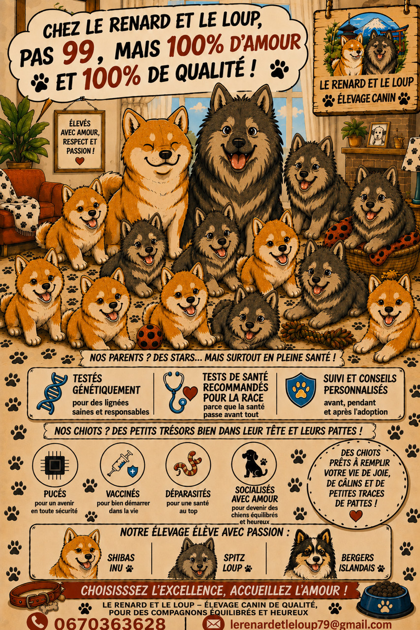 Publicité Le Renard et le Loup